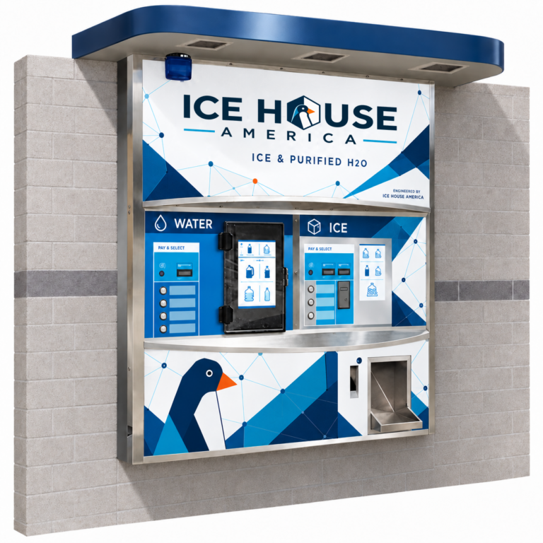 Inline Merchant integrated into a building facade